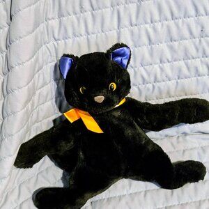 Vintage Hallmark "Midnight" Black Cat Halloween Plush